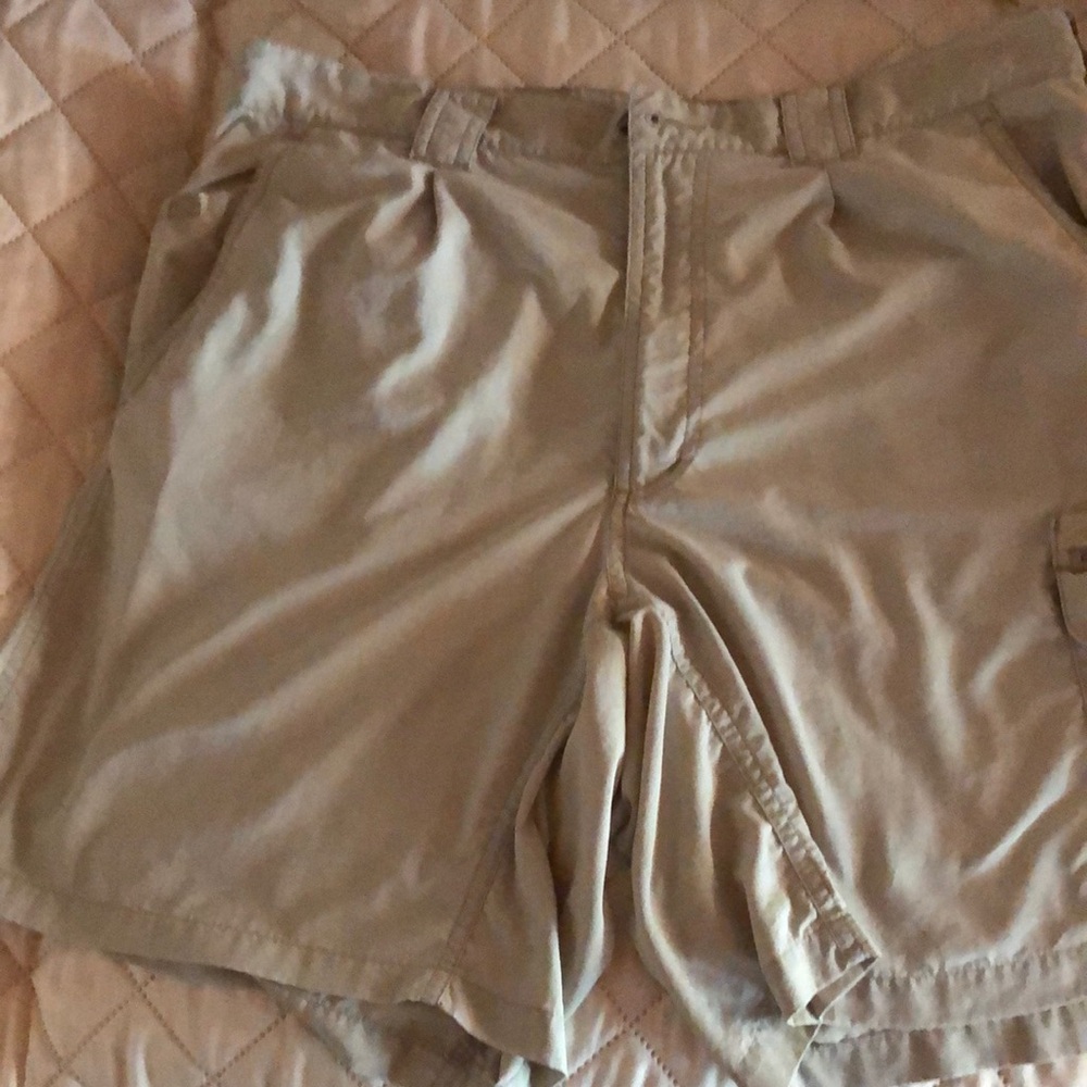 ExOfficio shorts are water repellent and extremely lightweight.